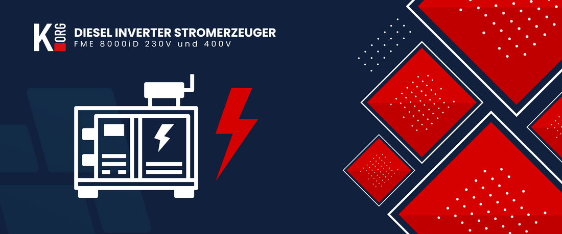 Diesel Inverter Generator FME 8000iD 230V und 400V