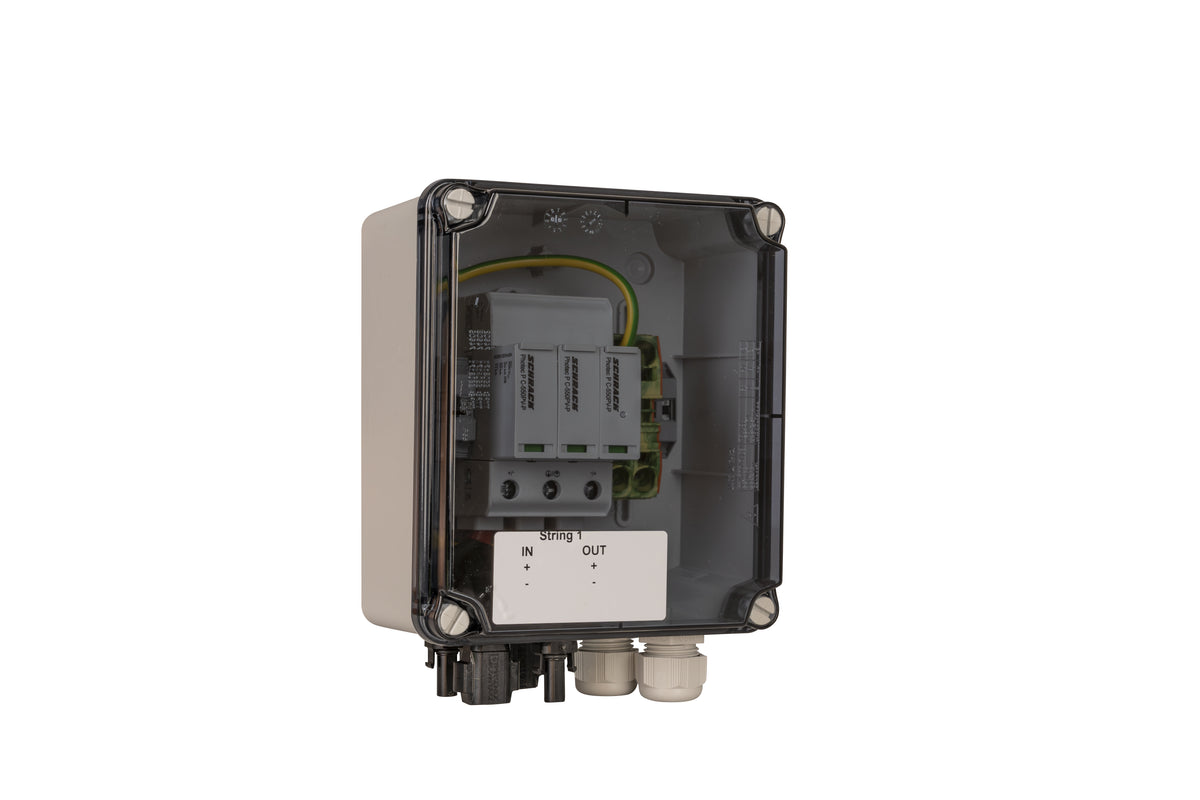 Generatorenanschlusskasten für PV-Anlagen bis 1.000 V DC, 1x 1 String, SUNCLIX-Steckverbinder, SiRoX JÄGER SIROX