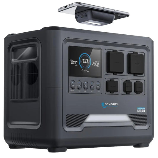 GENERGY GZE-1018 Powerstation 1800 Watt und 1024 Wh ideal für PV-Anlagen