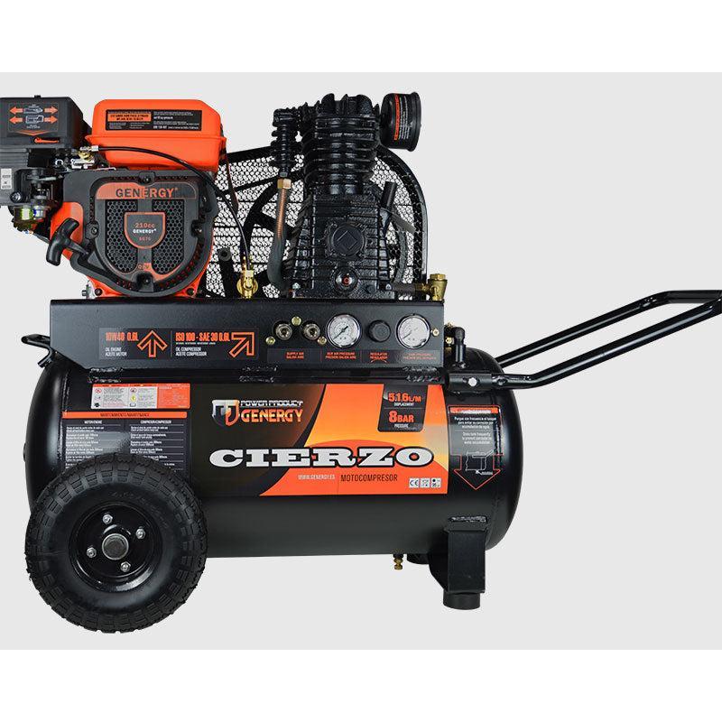 Benzin-Kompressor GENERGY CIERZO 8BAR 516L/H Leistungsstark und mobil für flexible Einsätze Genergy