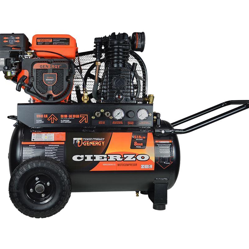 Benzin-Kompressor GENERGY CIERZO 8BAR 516L/H Leistungsstark und mobil für flexible Einsätze Genergy