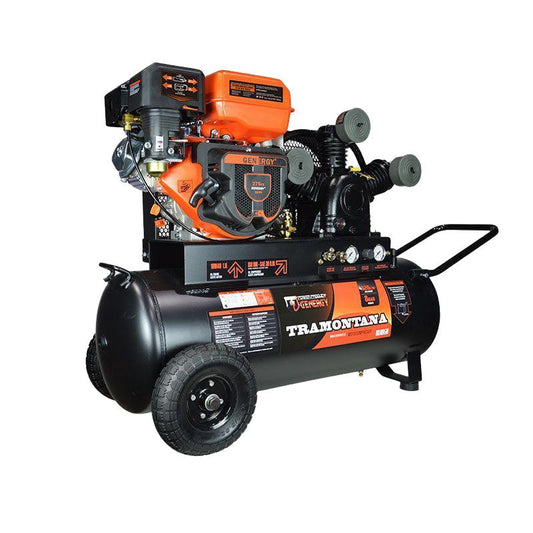 Benzin-Kompressor GENERGY TRAMONTANA 8BAR 720L/H Leistungsstark und mobil für anspruchsvolle Druckluftanwendungen Genergy