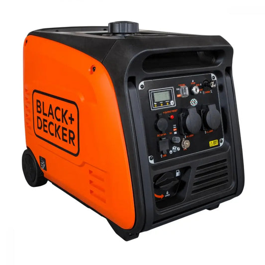 3900 Watt Black + Decker BXGNI4000E Benzin Inverter Stromaggregat Black + Decker