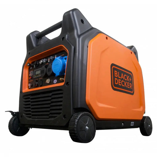 6500 Watt Black + Decker BXGNi6500E Benzin Inverter Stromaggregat Black + Decker