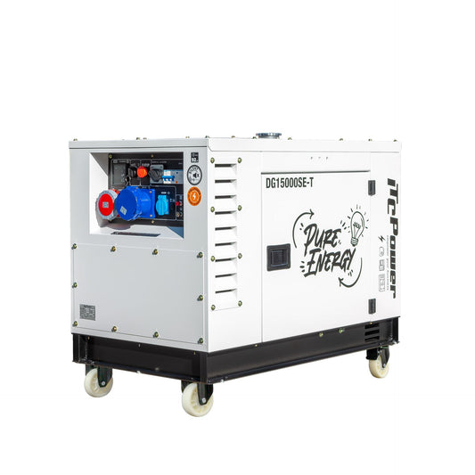 Diesel Stromaggregat 15 kVA / 12 kW 230V & 400V DG15000SE-T ITC