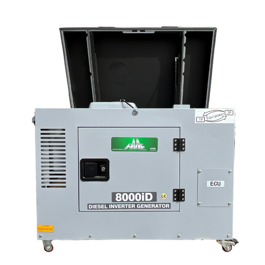 FME 8000iD 230V & 400V - 8000 Watt Diesel Inverter Generator mit integriertem ATS-Eingang FME