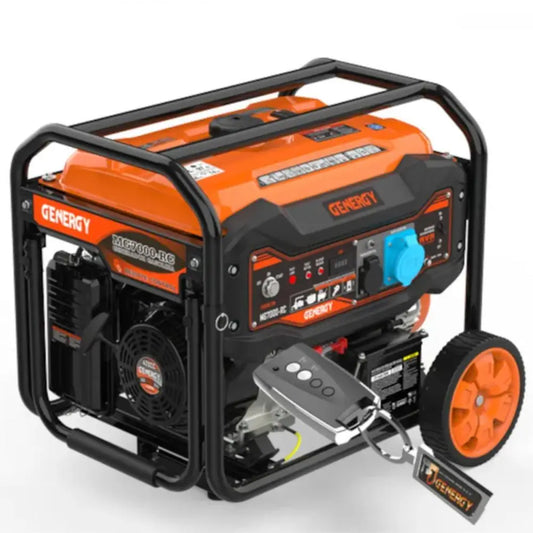 GENERGY MG7000-RC 7000W Benzin Stromerzeuger - Funkfernbedienung 50 Meter Genergy