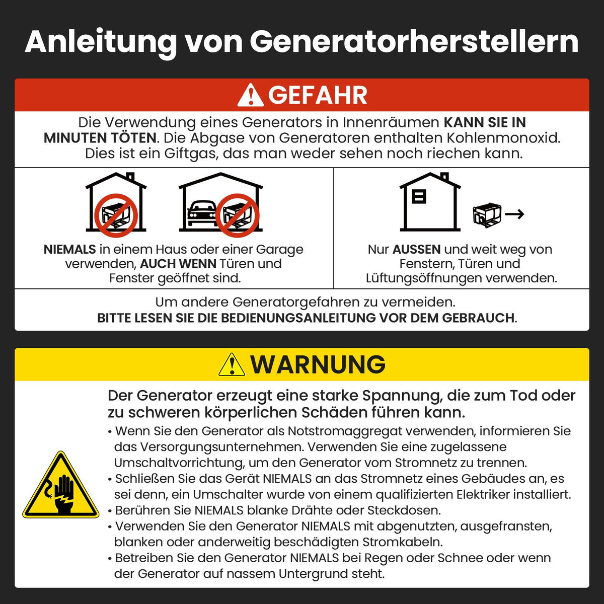 Inverter Benzin Stromerzeuger 3200 Watt maxpeedingrods X4000I-EU maXpeedingrods