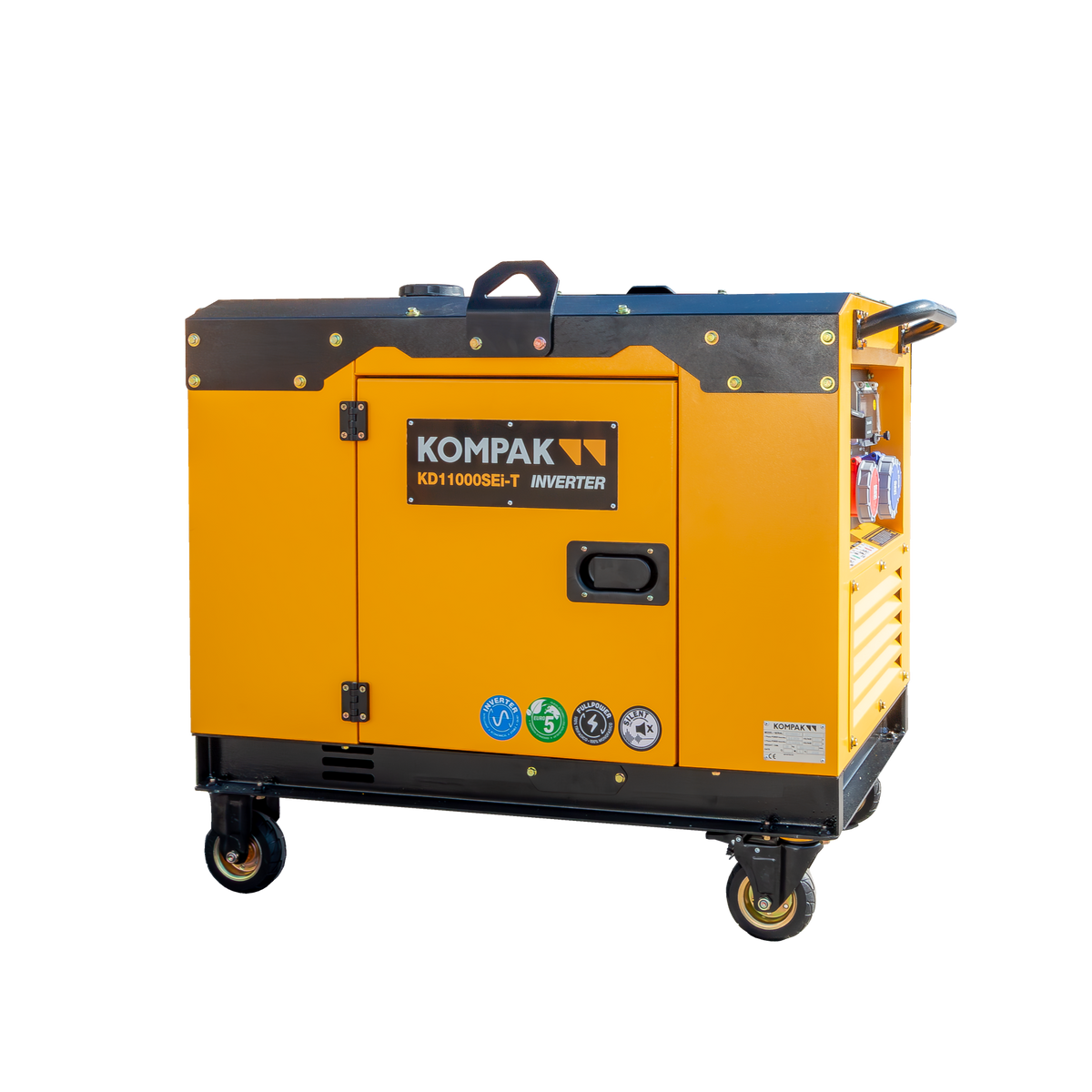 KOMPAK 10,6 kVA Diesel-Inverter Stromerzeuger KD11000SEi-T Stromaggregat Kompak