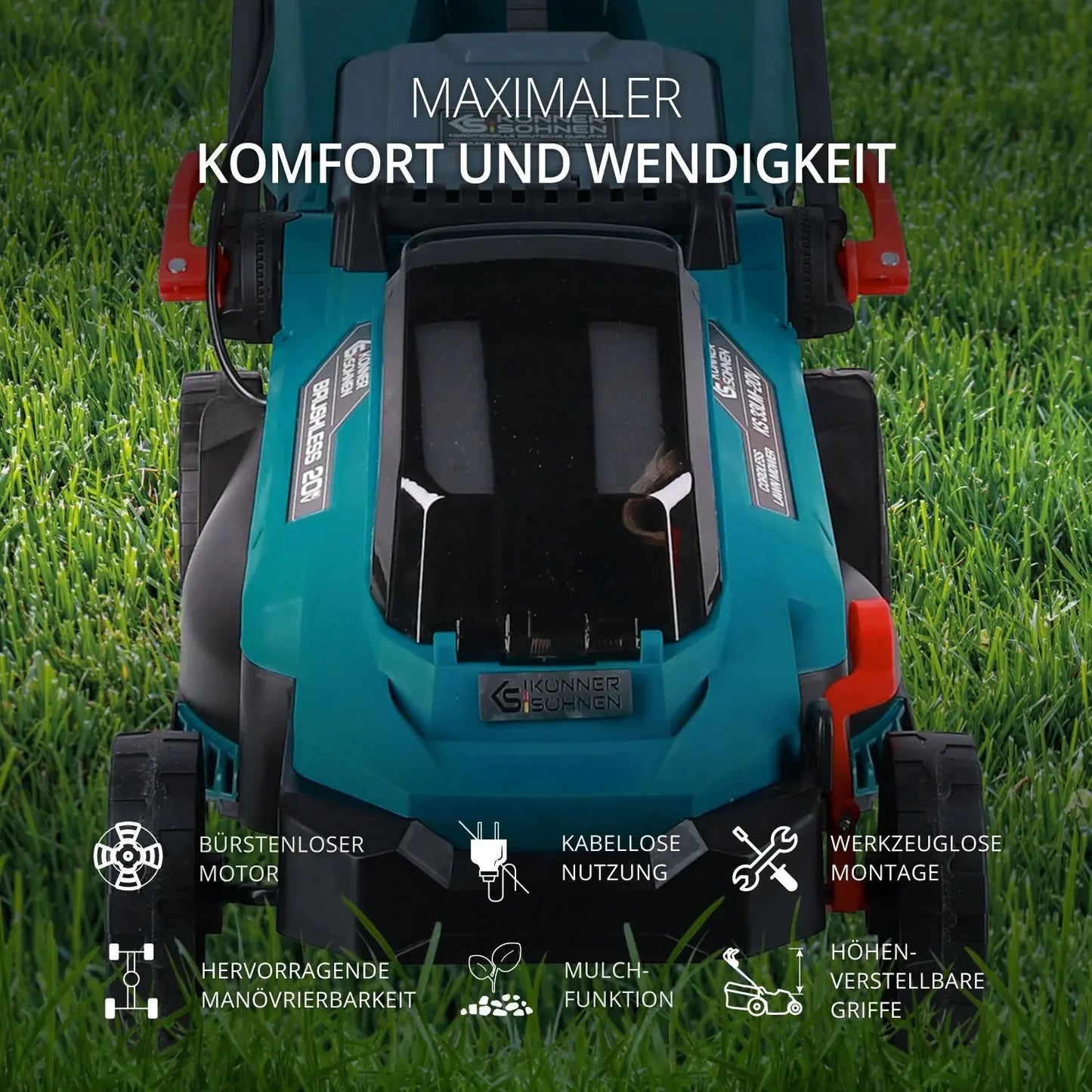 Akku-Rasenmäher KS 33LM-20V Könner & Söhnen Könner & Söhnen