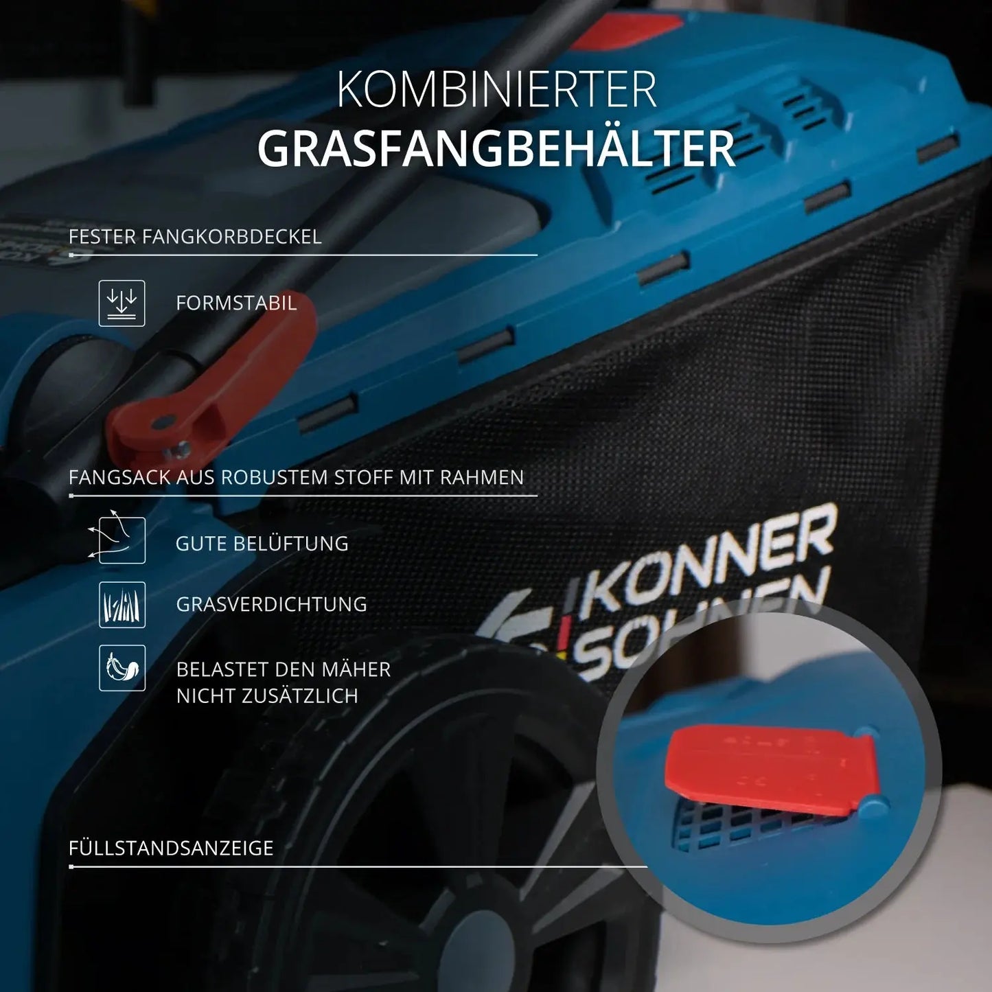 Akku-Rasenmäher KS 43LM-40V Könner & Söhnen Könner & Söhnen