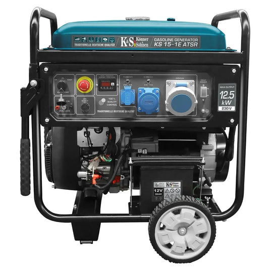 Benzin Stromerzeuger AVR 12.500 Watt KS 15-1E ATSR mit ATS Anschluss Könner & Söhnen