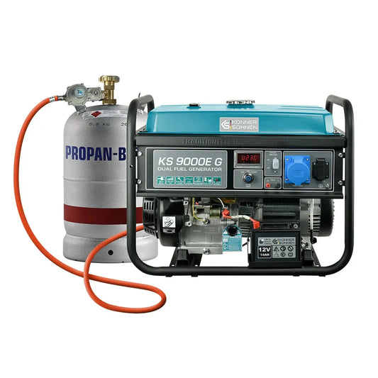 DualFuel Stromerzeuger AVR 6500 Watt Könner & Söhnen KS 9000E G Könner & Söhnen