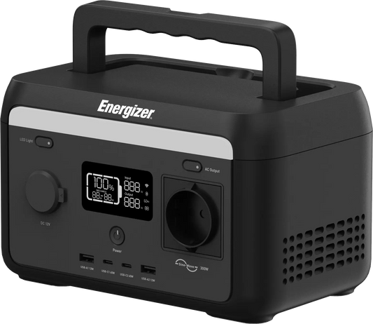 Energizer Peak 300 tragbare Powerstation 500W - 204,8wh LiFePO₄ Energizer