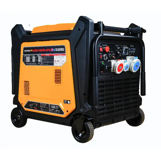 16 kVA 400 V Gas & Benzin KGG120Ei-DF Inverter Stromaggregat Kompak Kompak