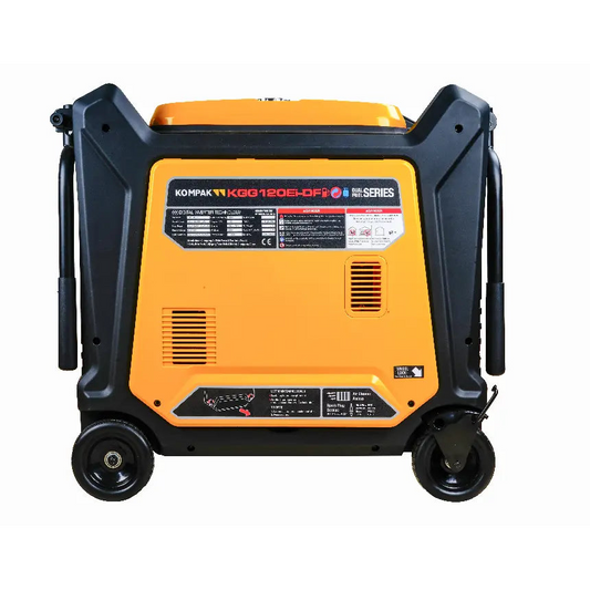 16 kVA 400 V Gas & Benzin KGG120Ei-DF Inverter Stromaggregat Kompak Kompak