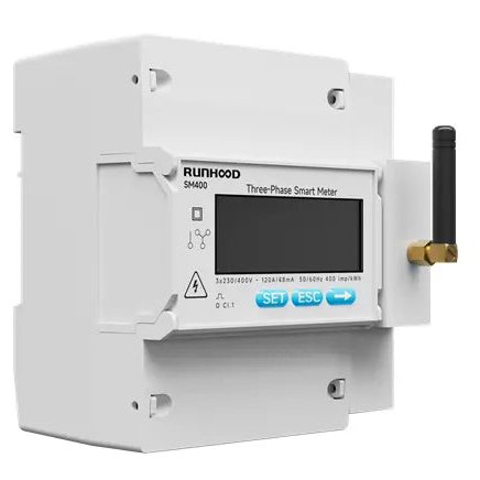 RUNHOOD Smart Meter SM400 – Dreiphasig für F2400 Der RUNHOOD Smart Meter SM400 Runhood