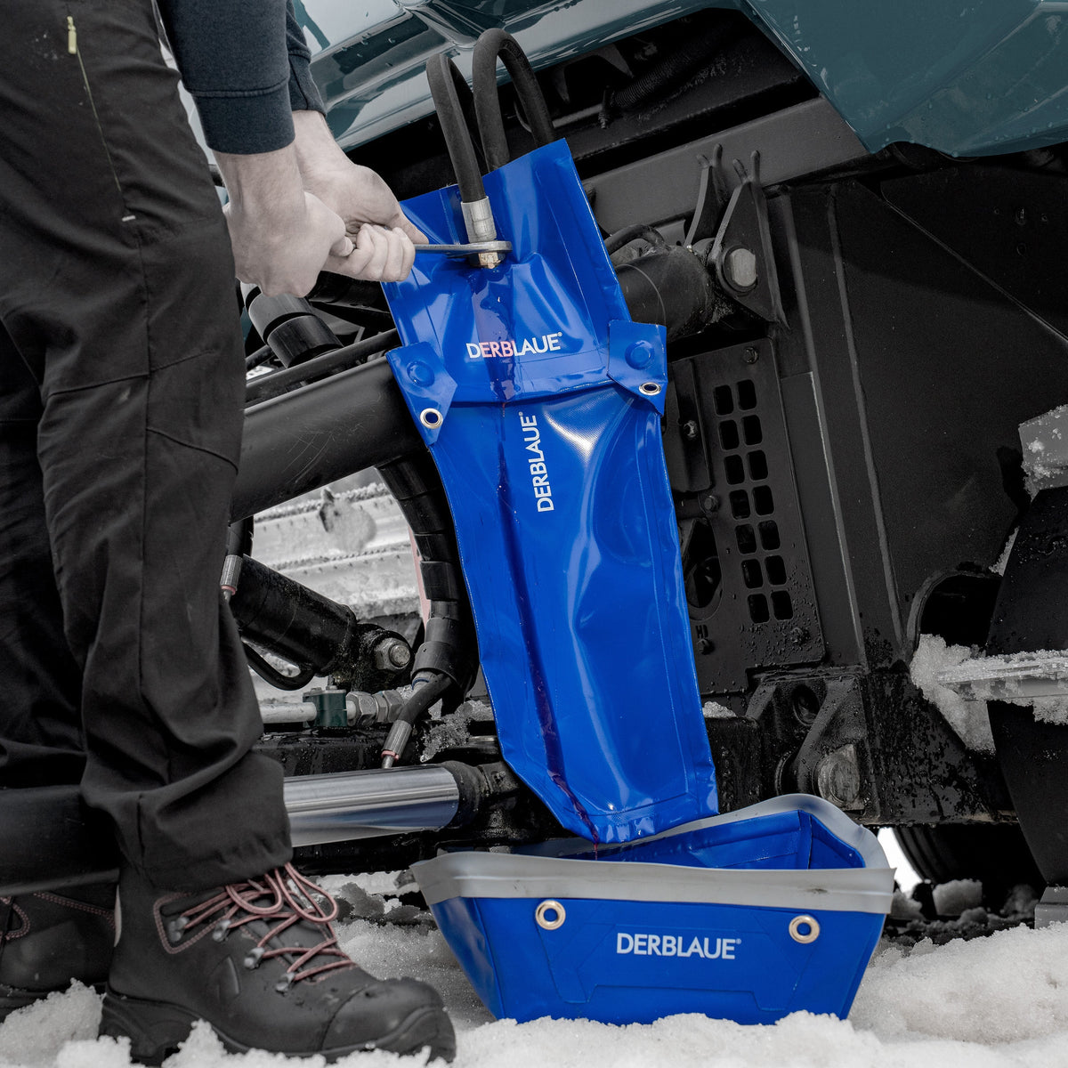 DERBLAUE® Rutsche – Die preisgekrönte Ablaufrutsche für gezieltes Flüssigkeitsleiten DERBLAUE®