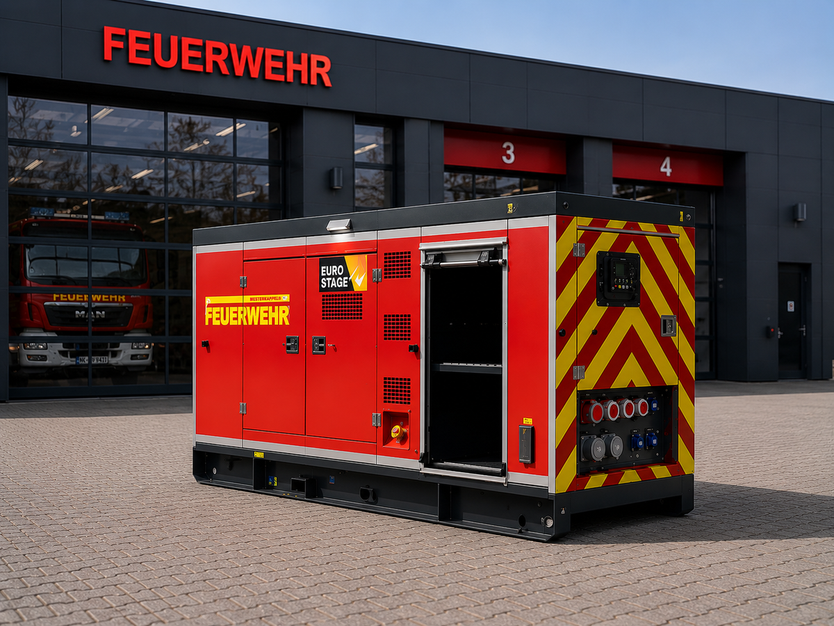 Feuerwehr Aggregat FME Y61 S5 - Stage V BOS, Feuerwehr, THW, DIN 14684 Kipor.org