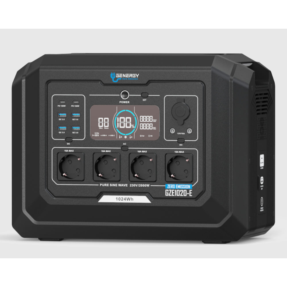 Powerstation 1024Wh - 4500W max. Output GENERGY GZE-1020-E Genergy