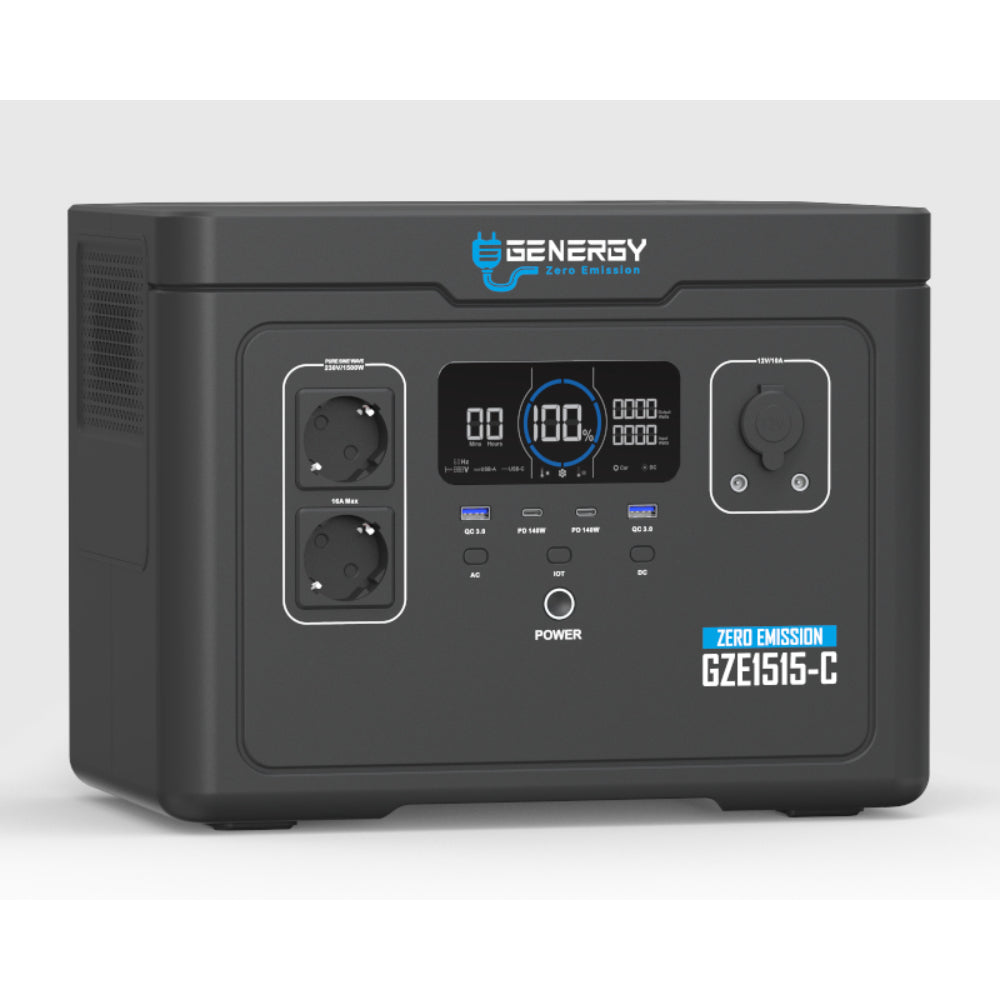 Powerstation 1488Wh - 3600W max. Output GENERGY GZE-1515-C Genergy