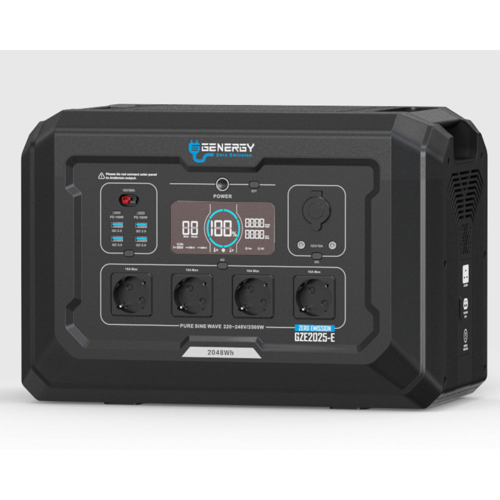 Powerstation 2048Wh - 5400W max. Output GENERGY GZE-2025-E Genergy