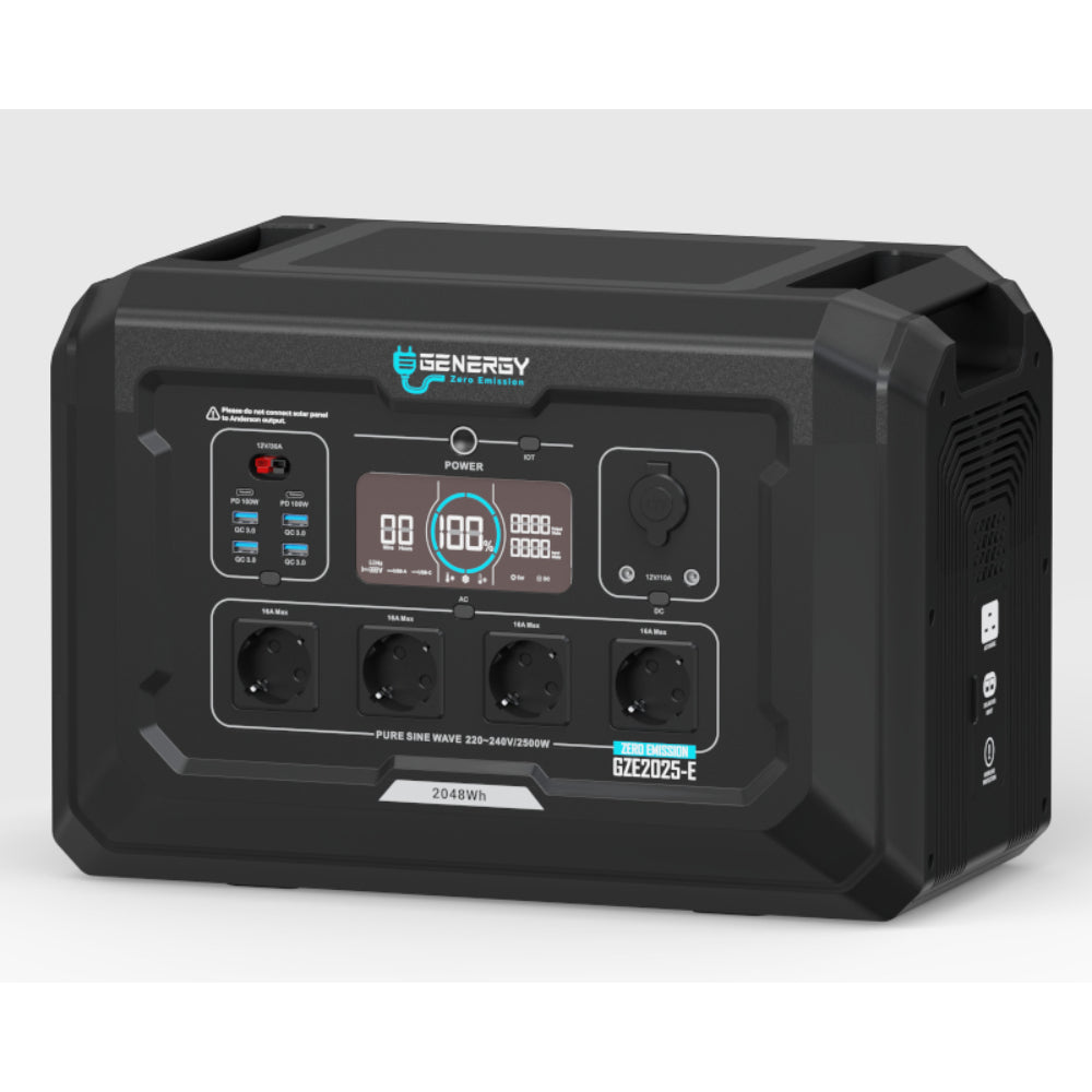 Powerstation 2048Wh - 5400W max. Output GENERGY GZE-2025-E Genergy