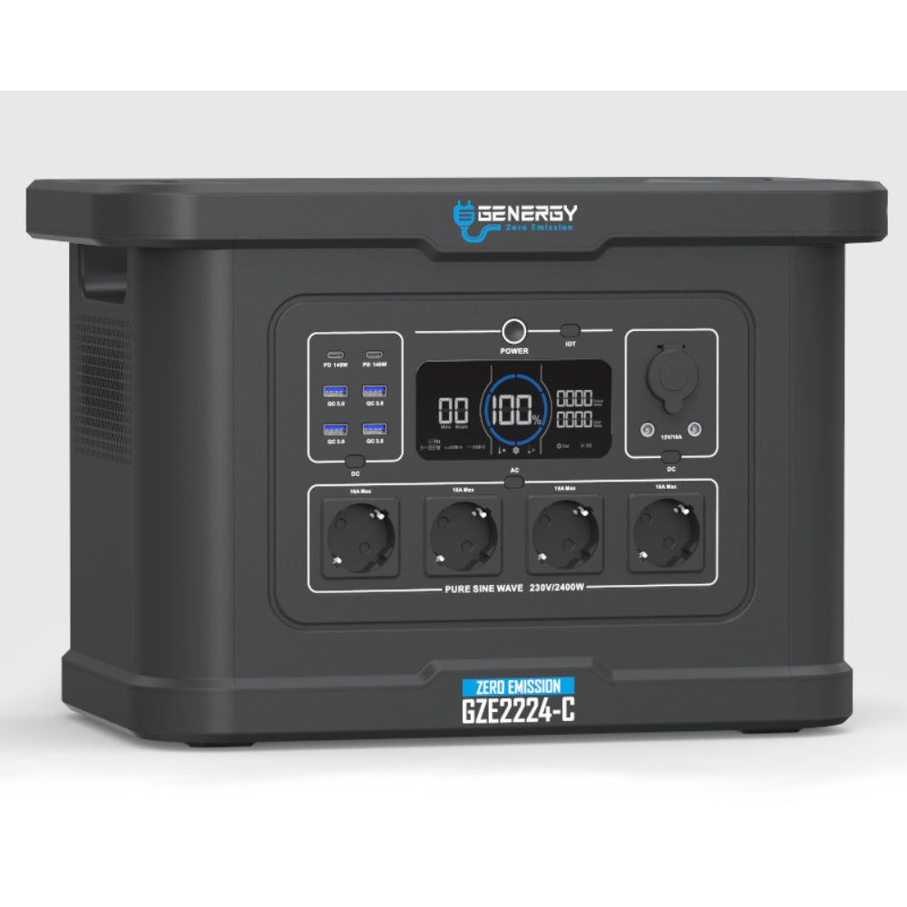 Powerstation 2232Wh - 4500W max. Output GENERGY GZE-2224-C Genergy