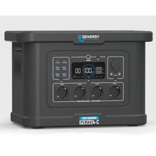 Powerstation 2232Wh - 4500W max. Output GENERGY GZE-2224-C Genergy