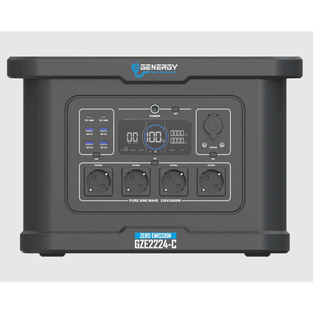 Powerstation 2232Wh - 4500W max. Output GENERGY GZE-2224-C Genergy