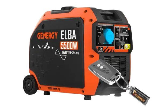 Inverter Stromerzeuger Benzin 5500 Watt mit Fernbedienung Genergy Elba Genergy