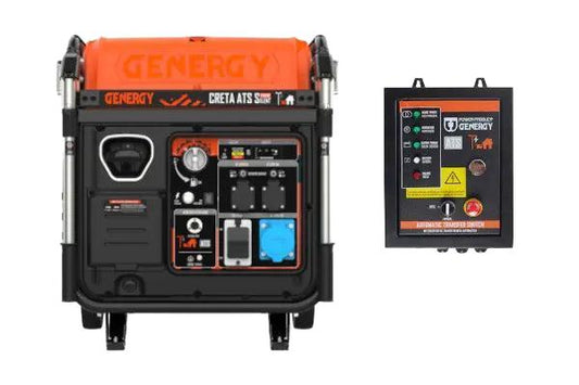 Inverter Stromerzeuger Benzin 7500 Watt Genergy Creta ATS Silent Genergy