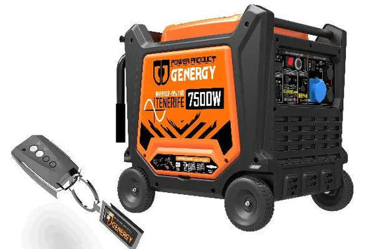 Inverter Stromerzeuger Benzin 7500 Watt mit Fernbedienung Genergy Tenerife II Genergy