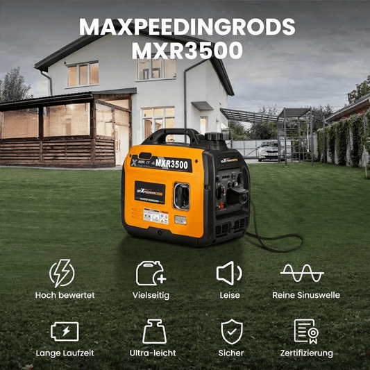 3300 Watt Benzin Inverter Stromerzeuger maXpeedingrods MXR 3500 maXpeedingrods