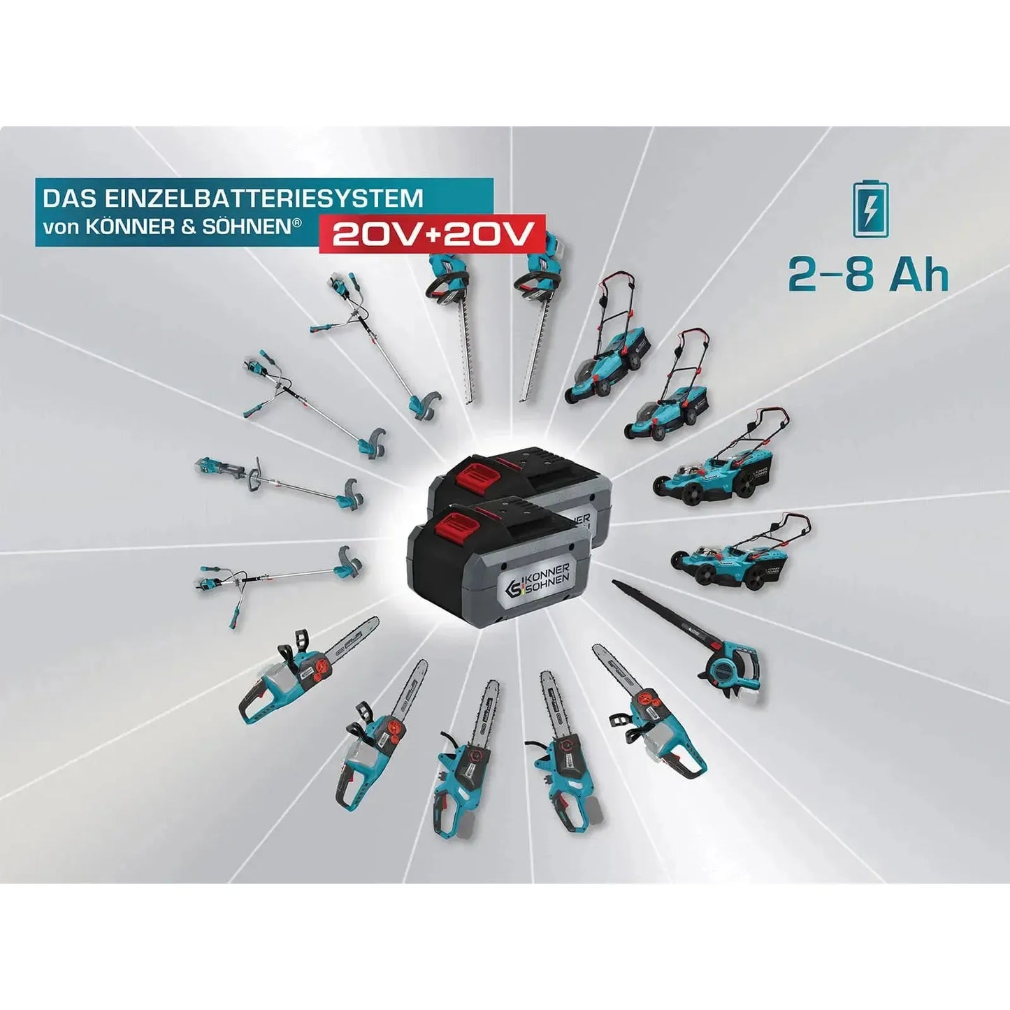 Akku-Rasenmäher KS 43LM-40V Könner & Söhnen Könner & Söhnen
