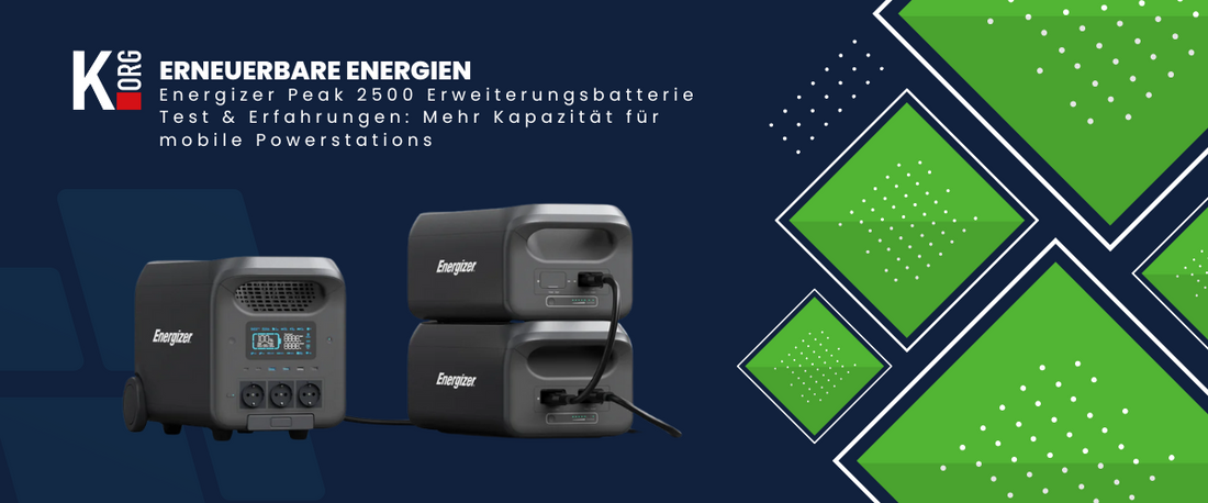 Energizer Peak 2500 Erweiterungsbatterie Test & Erfahrungen