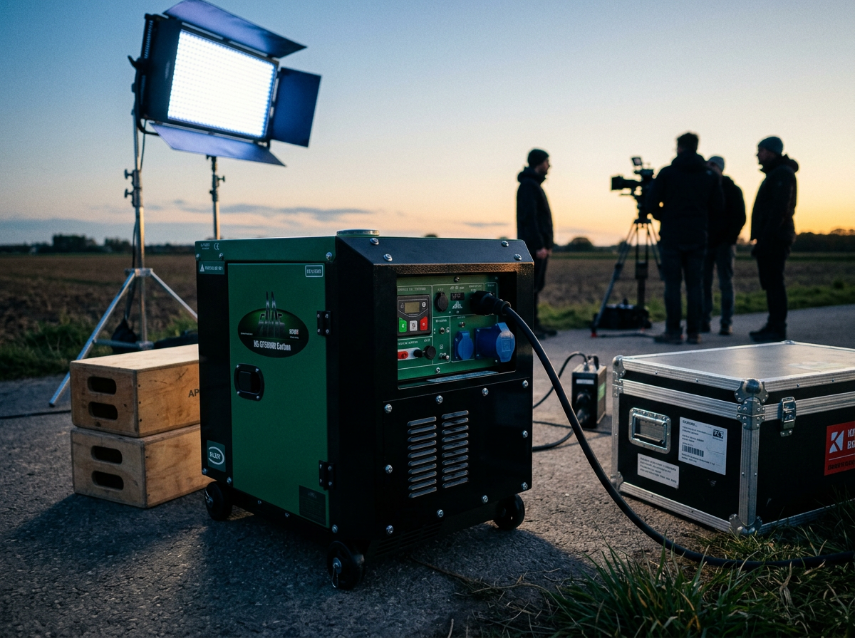 Stromerzeuger für Filmproduktion & Foto