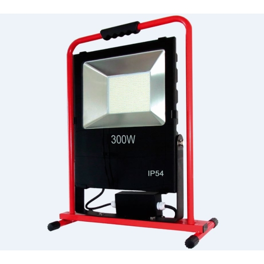 Mobiler Premium LED Strahler 300W IP54 Zuleitung JÄGER TARGET