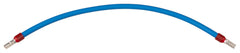 Verdrahtungsbrücke 10 mm² blau 350 mm beidseitig mit 12 mm isolierter Aderendhülse