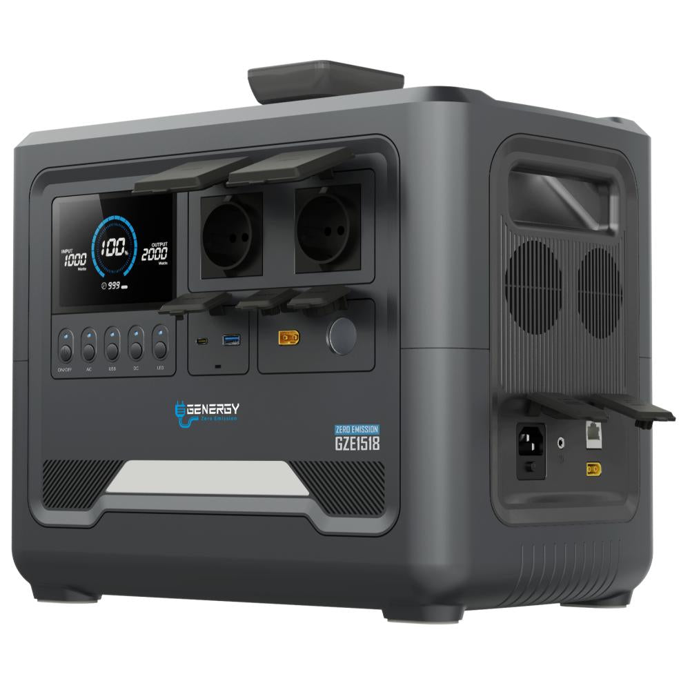  GENERGY GZE-1518 Powerstation 2200 Watt und 1536 Wh optimal für PV-Anlagen