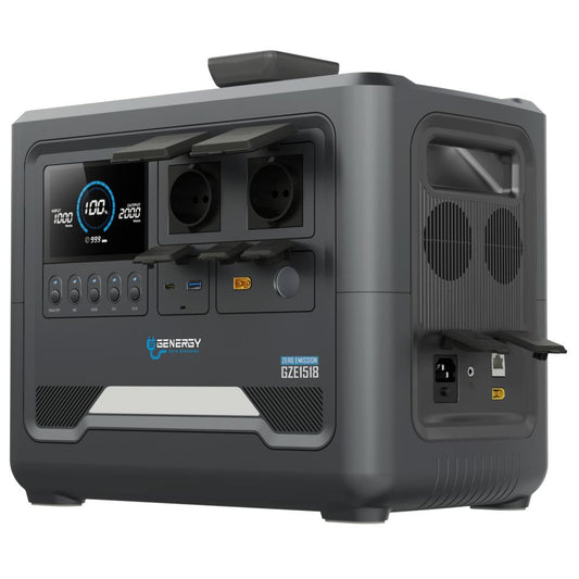  GENERGY GZE-1518 Powerstation 2200 Watt und 1536 Wh optimal für PV-Anlagen