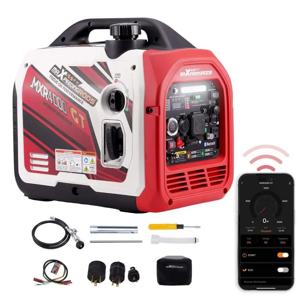 4000W DualFuel Inverter Stromerzeuger mit App Steuerung maXpeedingrods MXR 4000GT – EU