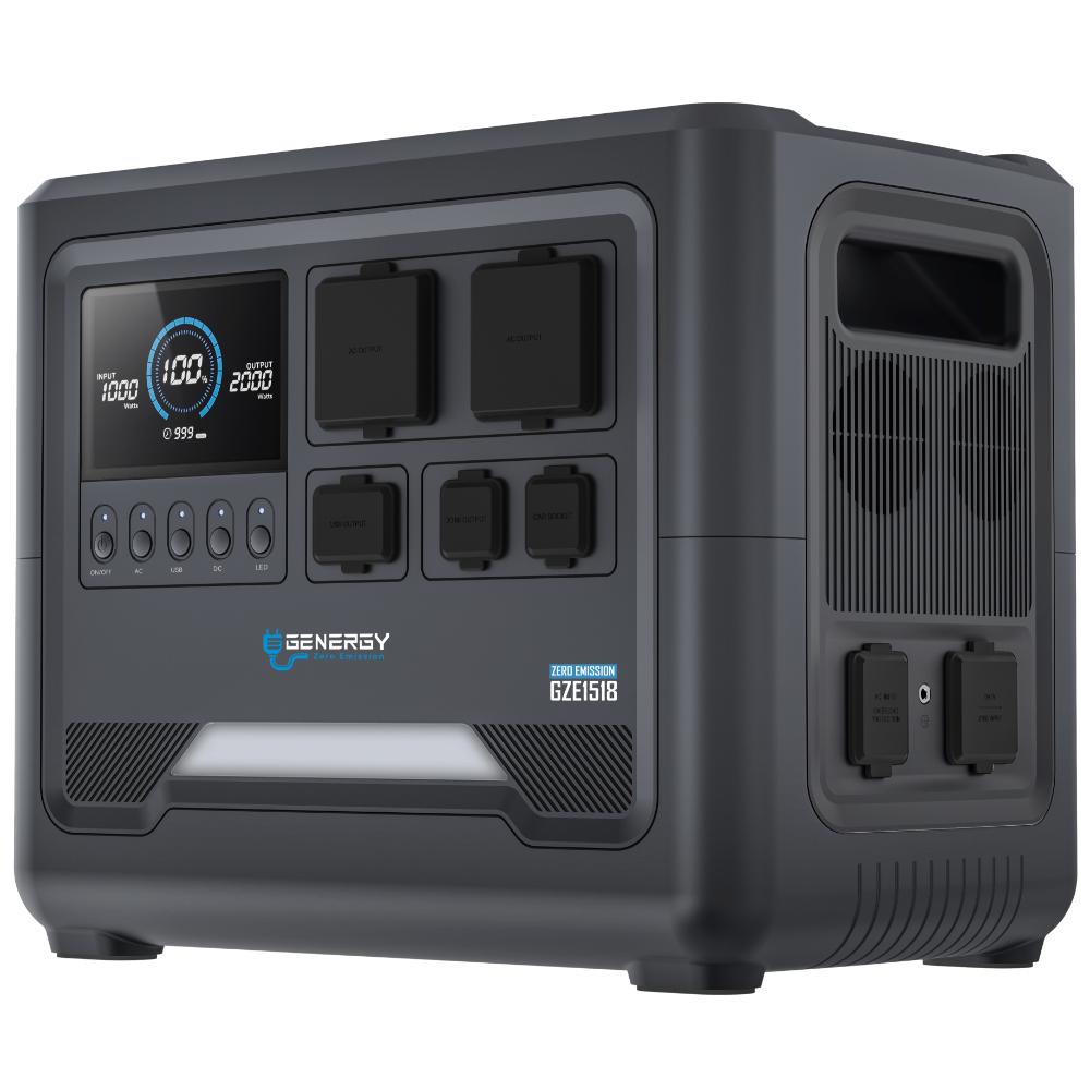  GENERGY GZE-1518 Powerstation 2200 Watt und 1536 Wh optimal für PV-Anlagen