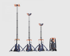 Lichtmast mit Teleskop Mast DIRECT-500 52.000 Lumen 4,2 Meter