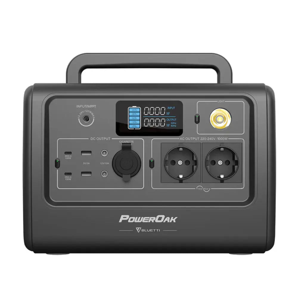 BLUETTI tragbare Powerstation EB70 schwarz Bluetti