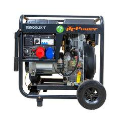 Diesel Stromaggregat DG10000LEK-T von ITC-POWER – 7,6 kW 230V & 400V