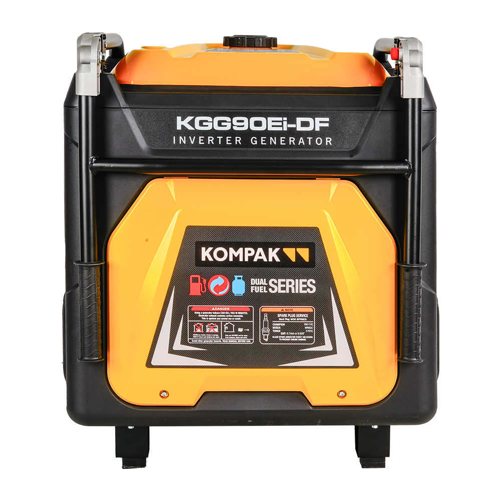 11 kVA 400 V Gas & Benzin KGG90Ei-DF Inverter Stromaggregat Kompak