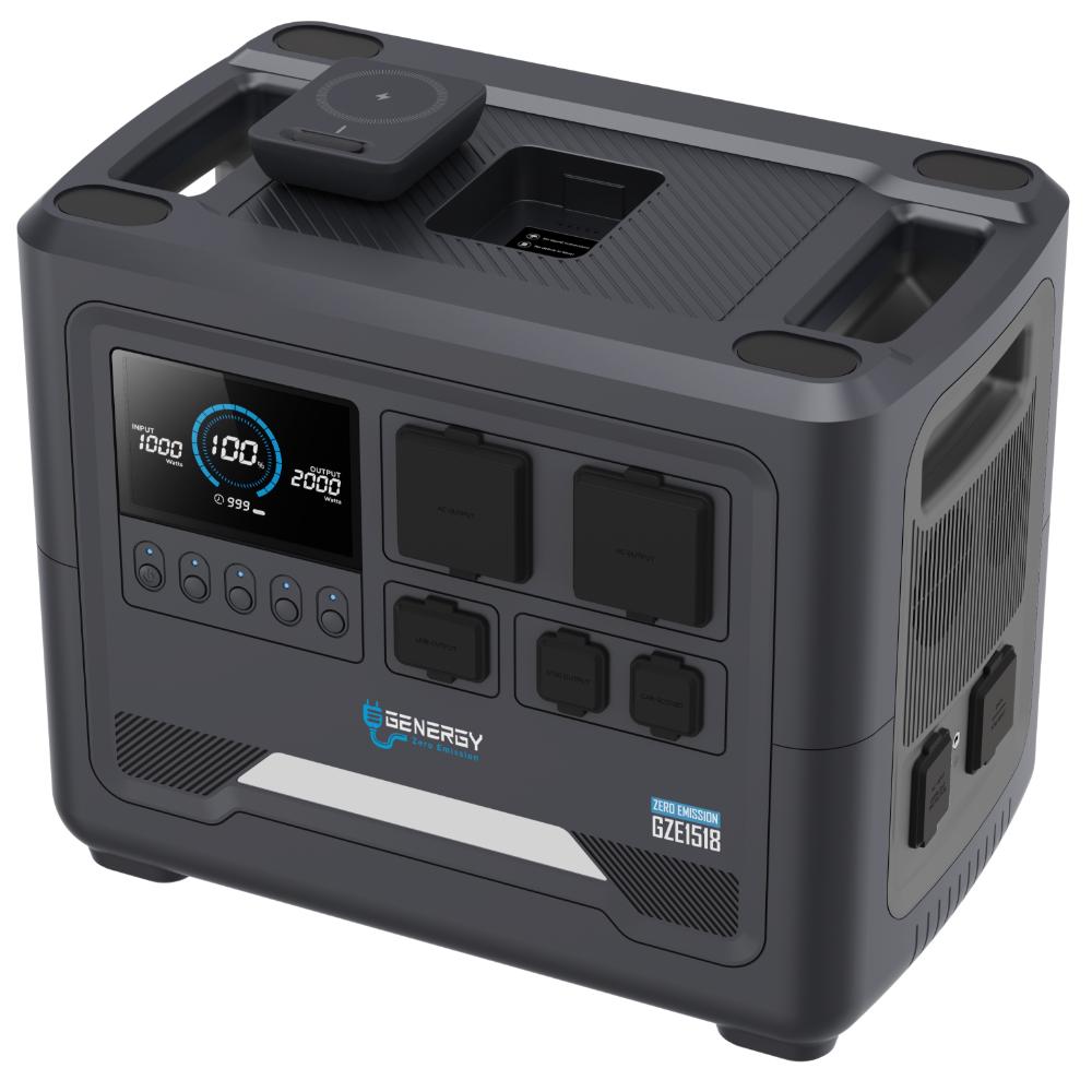  GENERGY GZE-1518 Powerstation 2200 Watt und 1536 Wh optimal für PV-Anlagen