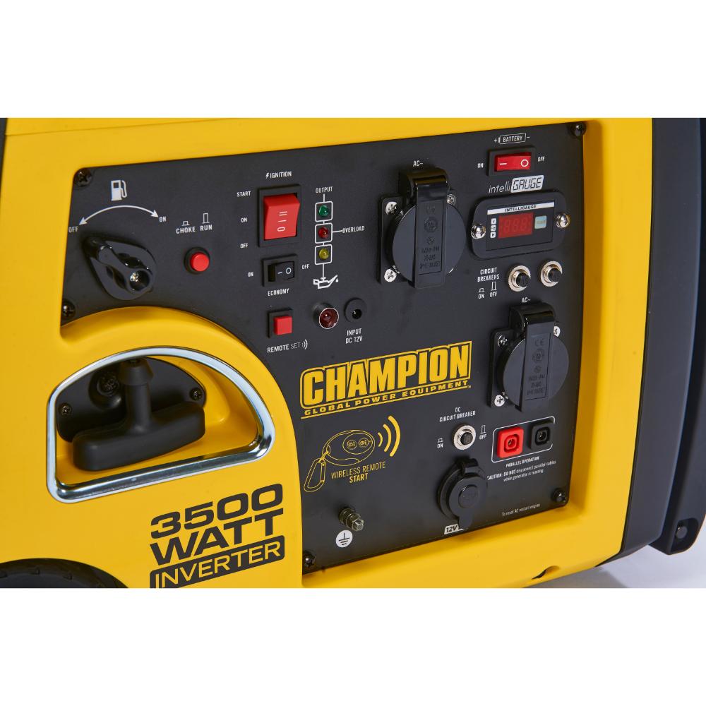 3500W Benzin Inverter Stromerzeuger Champion PG3500-ER mit E-Start 73001i-P-EU