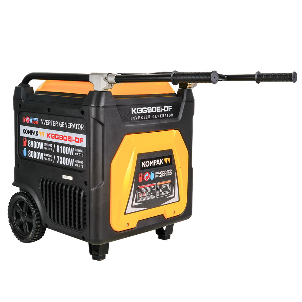 11 kVA 400 V Gas & Benzin KGG90Ei-DF Inverter Stromaggregat Kompak